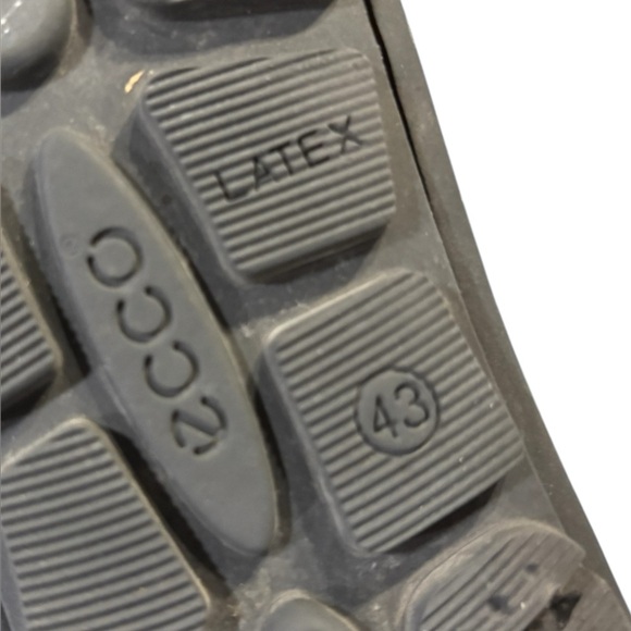 Ecco Driving Moccasins Men's 43 Brown Leather Arch Support Slip On Loafer US 9 - Picture 7 of 8